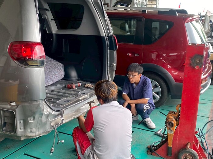 汽車科高二學生完成校外實習，展現職人實作力！圖片