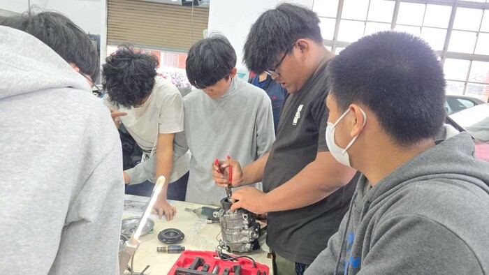 掌握清涼關鍵！汽車科辦理原住民技職教育「先進綠能車輛電控培訓—冷氣篇」圖片