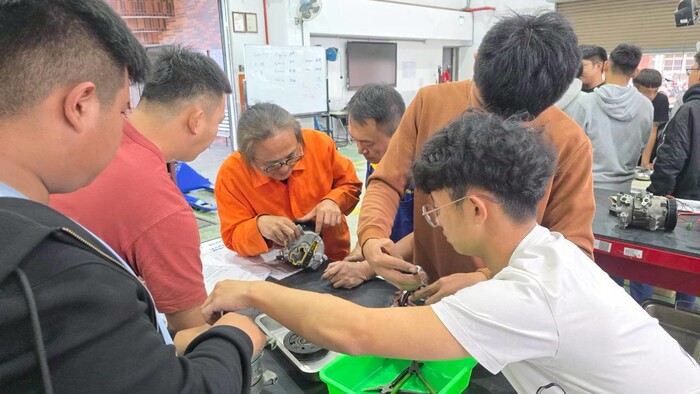 掌握清涼關鍵！汽車科辦理原住民技職教育「先進綠能車輛電控培訓—冷氣篇」圖片