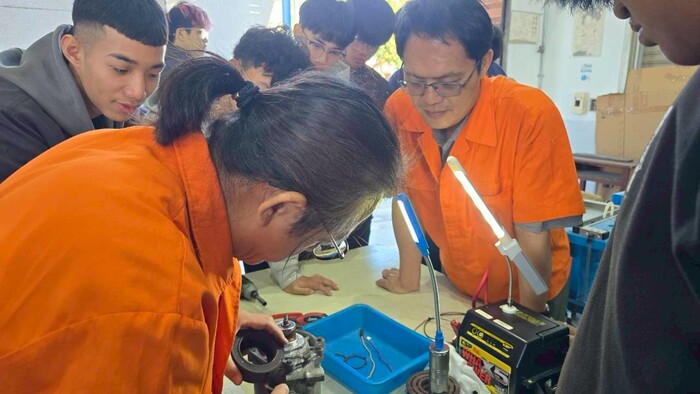 掌握清涼關鍵！汽車科辦理原住民技職教育「先進綠能車輛電控培訓—冷氣篇」圖片