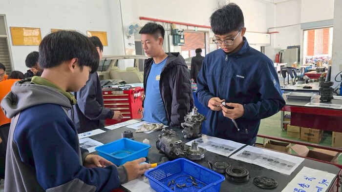 掌握清涼關鍵！汽車科辦理原住民技職教育「先進綠能車輛電控培訓—冷氣篇」圖片